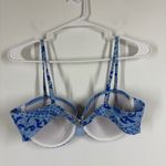 Vineyard Vines Blue Floral Matching Bikini Set Size Medium Photo 4