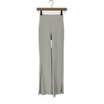 Lululemon Brushed Softstreme Ribbed Zip Flared Pant Bone Photo 3