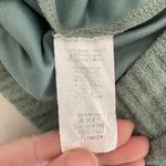 21 Saints Sage Green Ribbed Flare Pants Large Photo 5