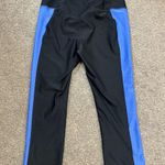 Nike Women's Power Black / Blue Running Crop Leggings Size S Photo 1