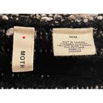 Anthropologie MOTH Staccato Tweed Lace Tunic Black White Sweater Photo 1