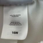 Alfred Dunner Pants White Pull On Textured Straight Leg Sz 16W EUC Tik-Tok Photo 9