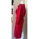 Lillie Rubin Vibrant Red Vintage Women’s Silk Dress With Pockets Size 4 Photo 1
