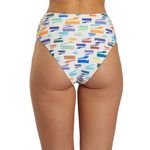 Puma  Women's Multicolor High Cut Bikini Swim Bottoms Size Medium NEW NWOT Photo 1