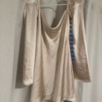 Princess Polly  Dress Mini Silky Champagne Photo 1