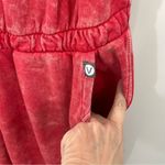 Lane Bryant NWT Lane Bryant Livi Red Tie Dye Jumpsuit Sleeveless Cropped Jogger Size 18/20 Photo 7