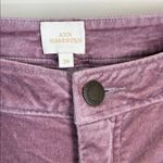 Ann Mashburn  Kick Flare Cropped 5-Pocket Velvet Pants‎ Jeans Size 29 Blush Photo 4