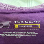 Tek Gear  elements series pullover quarter zip purple hoodie Photo 3