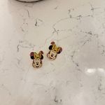 BaubleBar  Minnie Mouse Crystal Easter Bunny Stud Earrings Photo 1