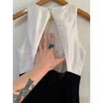 Rhapsody 90s Black and White Beaded Gown size 12 Photo 8