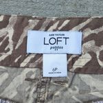Loft  Petite Lightweight Safari Print Above Knee Skirt Photo 5