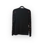 Lauren Moshi  ᨎ Noleta Ruby Lip Super Soft Pullover Sweatshirt ᨎ Jet Black ᨎ XS Photo 13