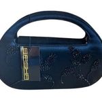 Vintage Y2K Sasha Black Satin Beaded Evening Bag NWT Photo 0