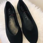 Sole Society Black Flats Knit Stretch Sz 6.5 Photo 3