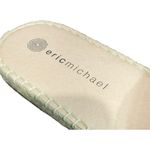 Eric Michael New‎  Green Suede Leather Buckle Slide Sandals Flats 41 / 10-10.5 Photo 2