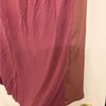 Fortune + Ivy  Mauve Pink Mixed Media Blouse | Business Casual Office Chic Top S Photo 5