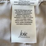 Joie  Pleated High Rise Linen Blend Shorts In Rainy Day Cotton Size L Photo 12