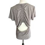 Athleta  Gray Short Sleeve Top Medium Encore Tee Photo 1