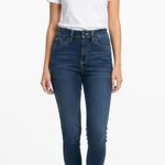 Ymi Jeans Women's Dark Blue Wash Sky High Skinny Modern Chic Size 7 Photo 0