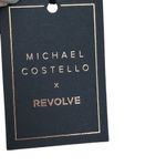 Michael Costello  x Revolve Valerie Dress Mini Long‎ Sleeve Sequin Ivory Medium Photo 12