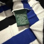 Ralph Lauren Lauren Knit Shirt Top Sz 2X White Striped Blue Black Boat Neck Photo 7