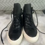 Converse Chuck Taylor All Star Prime Hi Black Leather Shoes Men 6 Women 8 EU39 Photo 4