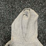 LOFT Lou & Grey Dog Mama Gray Hoodie Sweater Size Small Photo 2