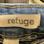 Refuge skinny ankle distressed semi raw hem jeans Photo 1