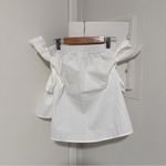 Korean brand plan white mini skirt ribbon Size 00 Photo 3