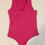 Live in the Moment NWOT Hot Pink Cutout Bodysuit Photo 0