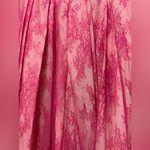 J.Crew  hot pink French lace overlay A-Line skirt size 6 Photo 2