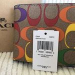 Coach  3 In 1 Wallet In Rainbow Signature Canvas C9863 Photo 3