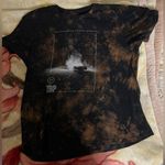 Unisex LG tie dye bleached burning car T shirt Photo 0