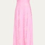 Love Shack Fancy  Jacquard Printed Elegant Pink Maxi Dress NEW Photo 7