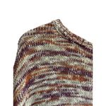 Eyelash Couture XS Knit Pullover Sweater Batwing Sleeve High Low Striped Top Photo 3