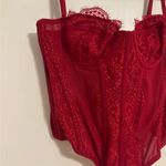 Urban Outfitters  Women's Red Bustier Corset Medium Photo 1
