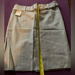 Cucux Belted Pencil Skirt Made in Japan Gray Photo 6