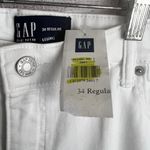 Gap  Women's Straight Leg White Legging Style Denim Sz 34 Photo 2