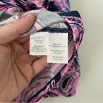 Lilly Pulitzer Luxletic Flock to the Top Lizbeth Paisley Long Sleeve Blue Pink M Photo 4