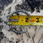 Vintage Metal Work 2” Silver Hoop Earrings Photo 13