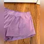 Lululemon Hotty Hot Lavender Light Purple Shorts Size 10 Tall Photo 1