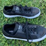 Adidas Black Leather Court Vantage Mesh Sneakers Photo 2