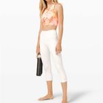 Lululemon Energy Bra HighNeck LongLine Shibori Dual Grapefruit Florid Orange Sz4 Photo 3