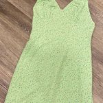 Cider ditsy floral lime green cami dress Small NWT NEW Photo 0