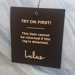 Lulus  Blue Tulle Strapless Maxi Dress NWT Size Small Blue Prom Homecoming Dress Photo 8