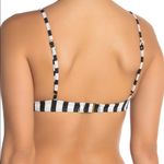 Amuse Society Helen Striped Triangle Bikini Top XS Photo 1