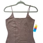 Derek Heart Tan Bodycon Sleeveless Spaghetti Strap Mini Dress Women’s M Photo 1