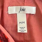 Joie  Dress Womens Medium Red Pink Tea Rose Bondi Tier Maxi Sundress Boho Peasant Photo 5