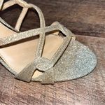 Jewel Badgley Mishka Gold Glitter Heels Size 10 Photo 2