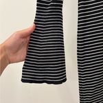 A New Day  Black and White Striped Long Sleeve Dress Photo 4
